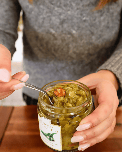 Crema di peperoncino verde piccante